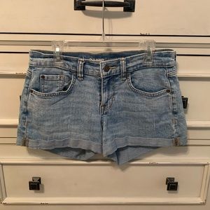 women’s old navy denim boyfriend shorts
